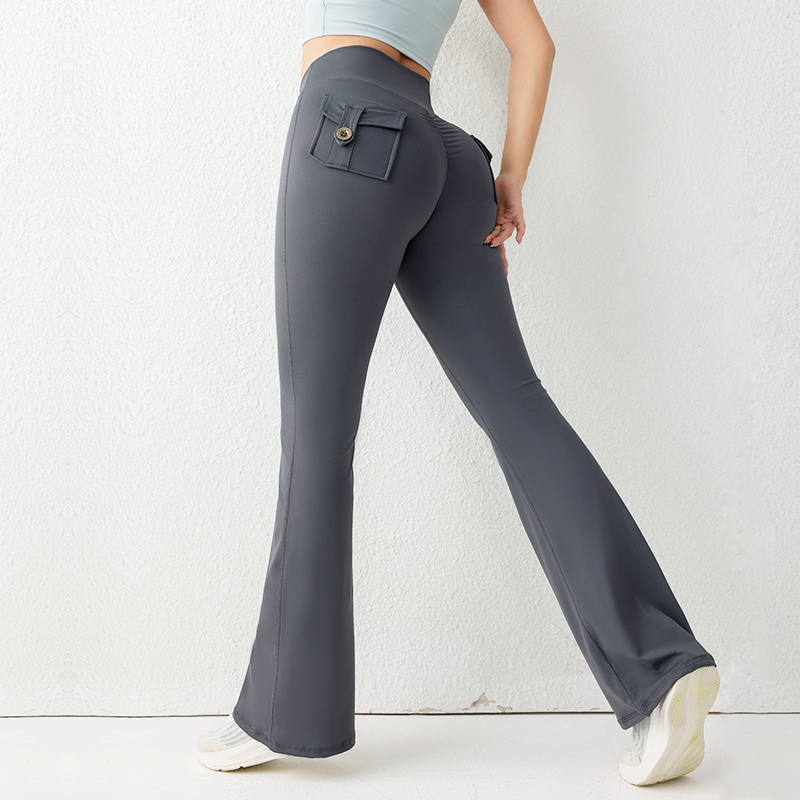 Yoga Fitness Pants - Solid Color Butt Lifting Gym Fitness