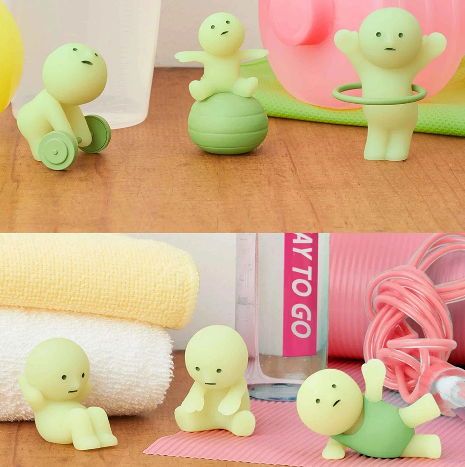 Hot Glow In The Dark Mini Figu - огляд і ціна Yoga In Fitness First
