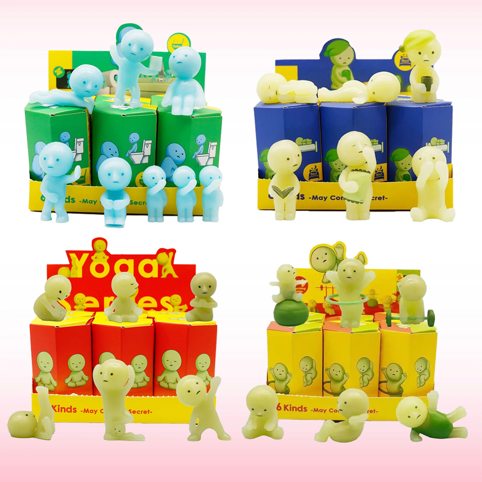 Glow In The Dark Mini Figure S - огляд і ціна Yoga In Fitness First
