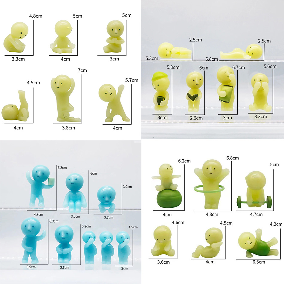 Glow In The Dark Mini Figure S - огляд і ціна Yoga In Fitness First