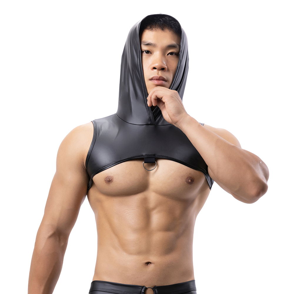 Men Faux Leather Hooded Fitnes - огляд і ціна Gymnastics Rings