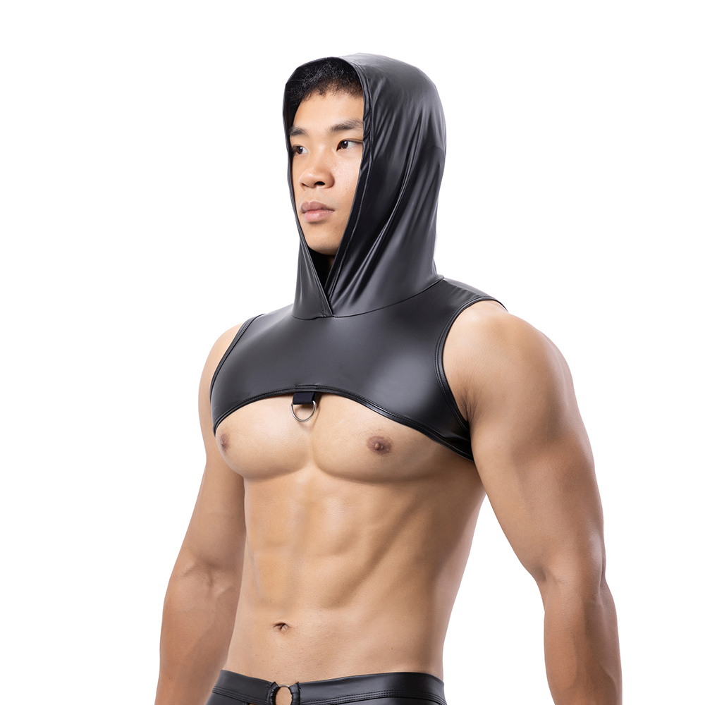 Men Faux Leather Hooded Fitnes - огляд і ціна Gymnastics Rings