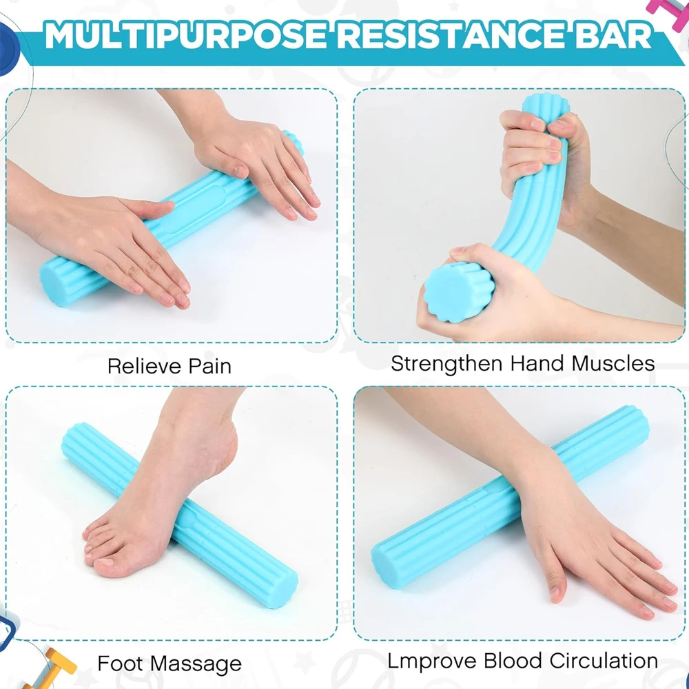 1Pcs Flex Therapy Bar Strength - огляд і ціна Grip Strengthener Hand